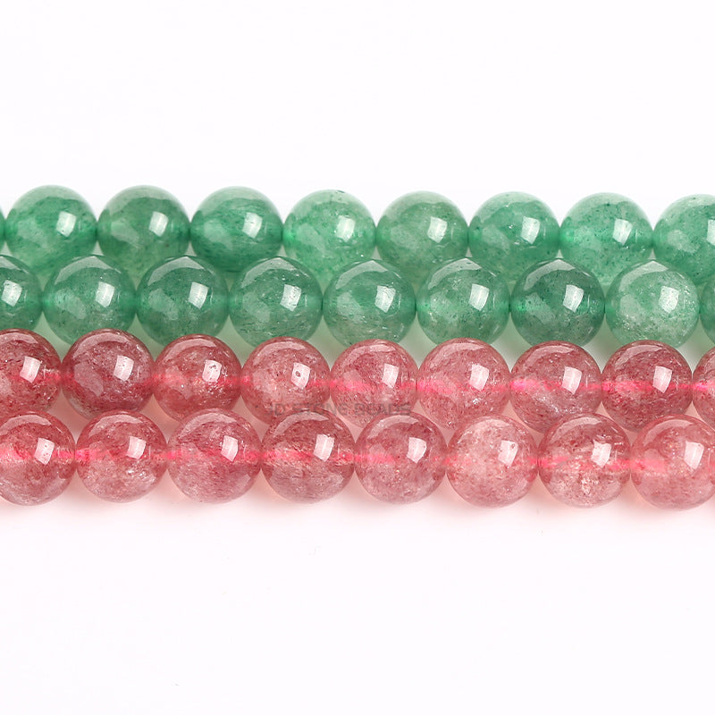 Strawberry crystal loose beads DIY beads