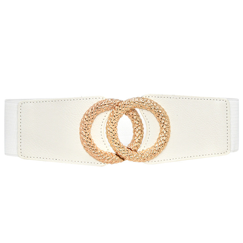 Elastic wide waist seal, new casual.