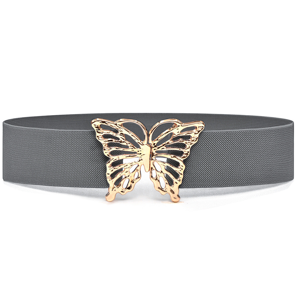 Butterfly Buckle Rhinestone Inlaid Belt