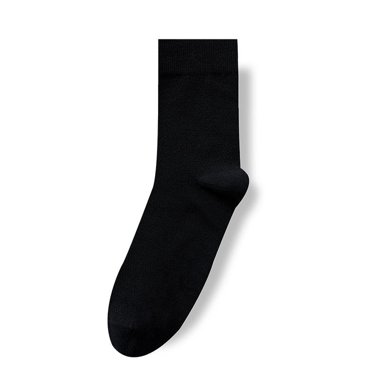 Spring-Summer Thin Mesh Breathable Anti-Odor Men's Mid-Calf Socks