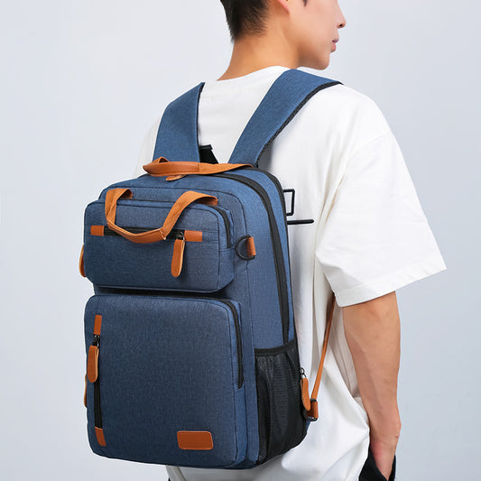 Crossbody computer bag backpack