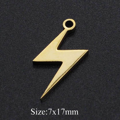 5 piezas/paquete Colgante de acero de titanio en forma de corazón con infinitas notas musicales 