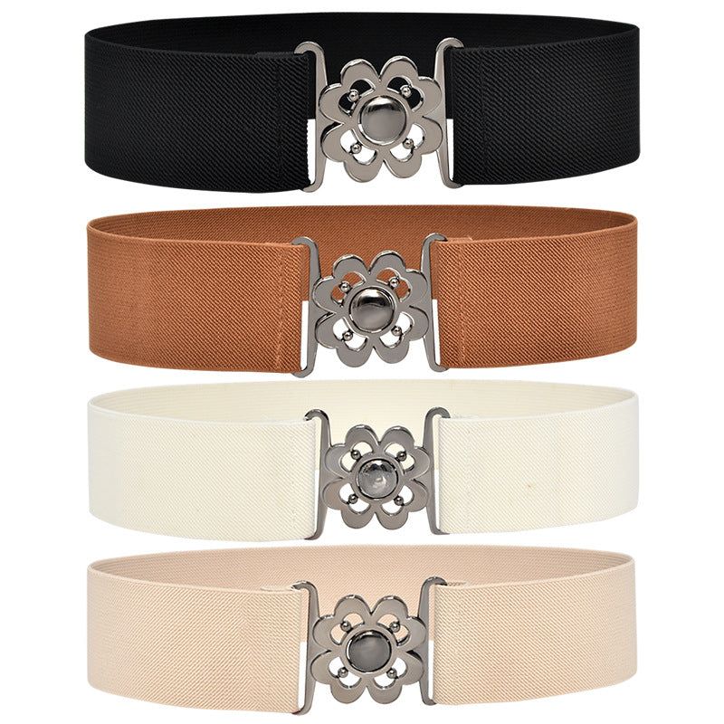 Button elastic waist seal