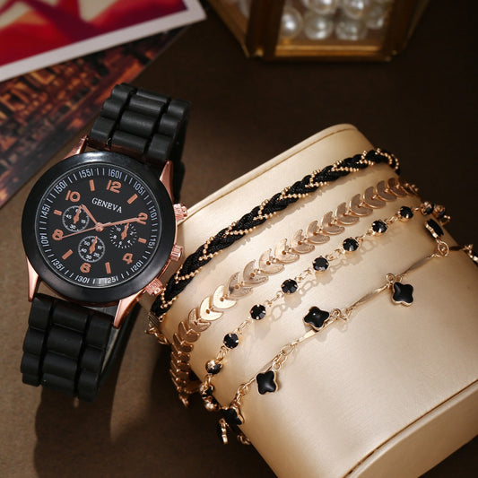 GENEVA Men's Watch Bracelet Set