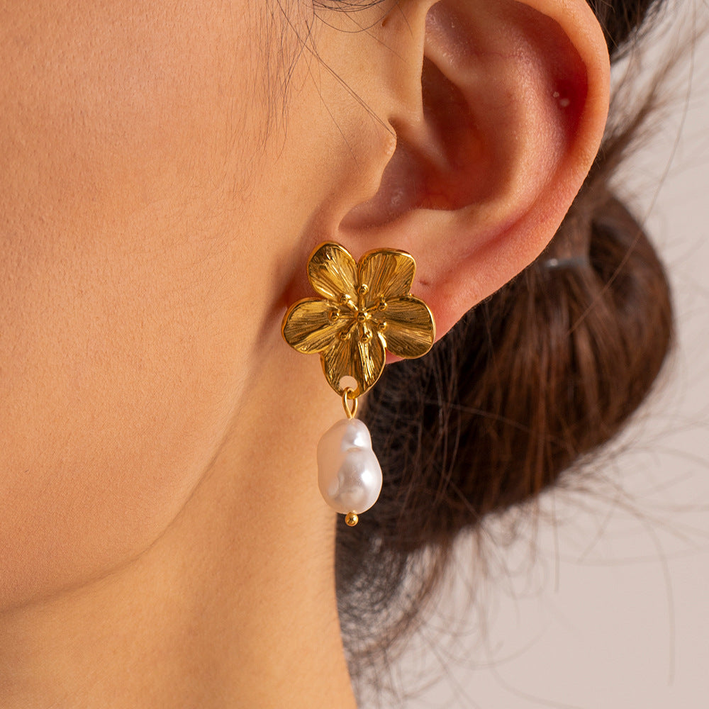 Devil's Eye Flower Temperament Women's Earrings