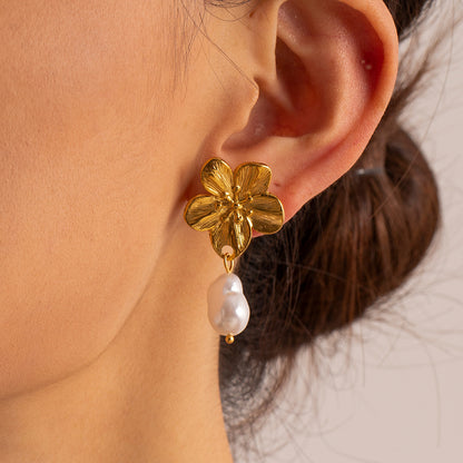 Devil's Eye Flower Temperament Women's Earrings