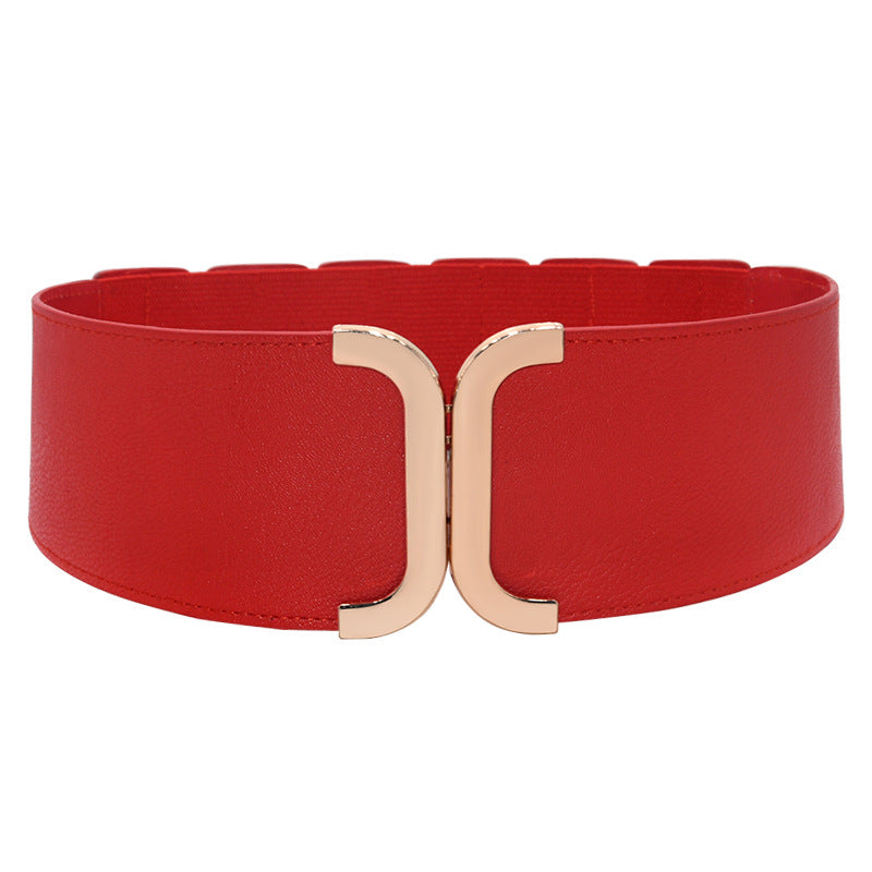 Black simple wide waist seal