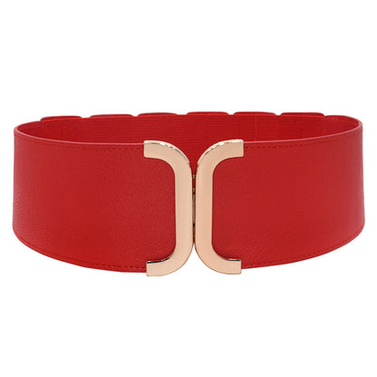 Black simple wide waist seal