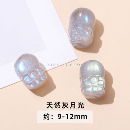 Gray Moonlight Pixiu Red Strawberry Crystal Pendant