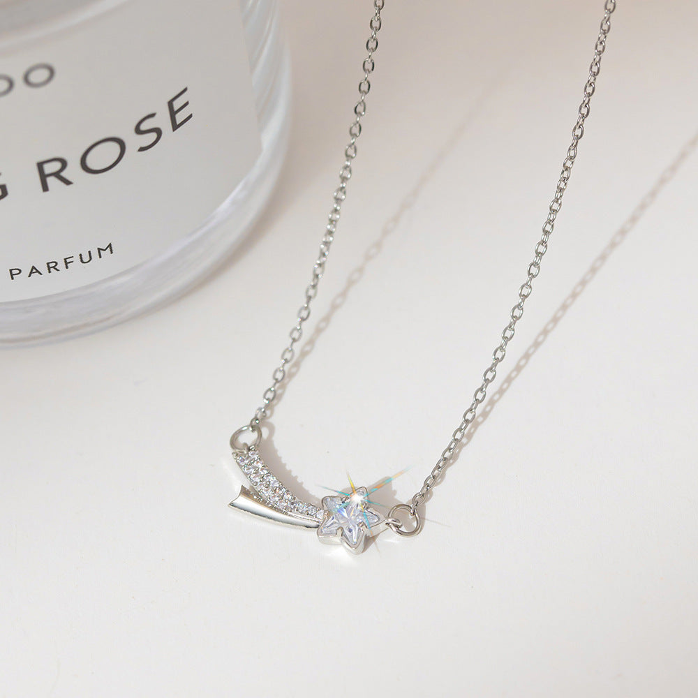 Fashion silver titanium steel necklace