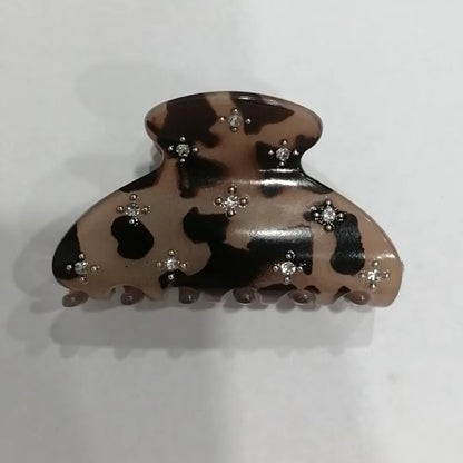Korean diamond-set acetic acid grab clip headgear