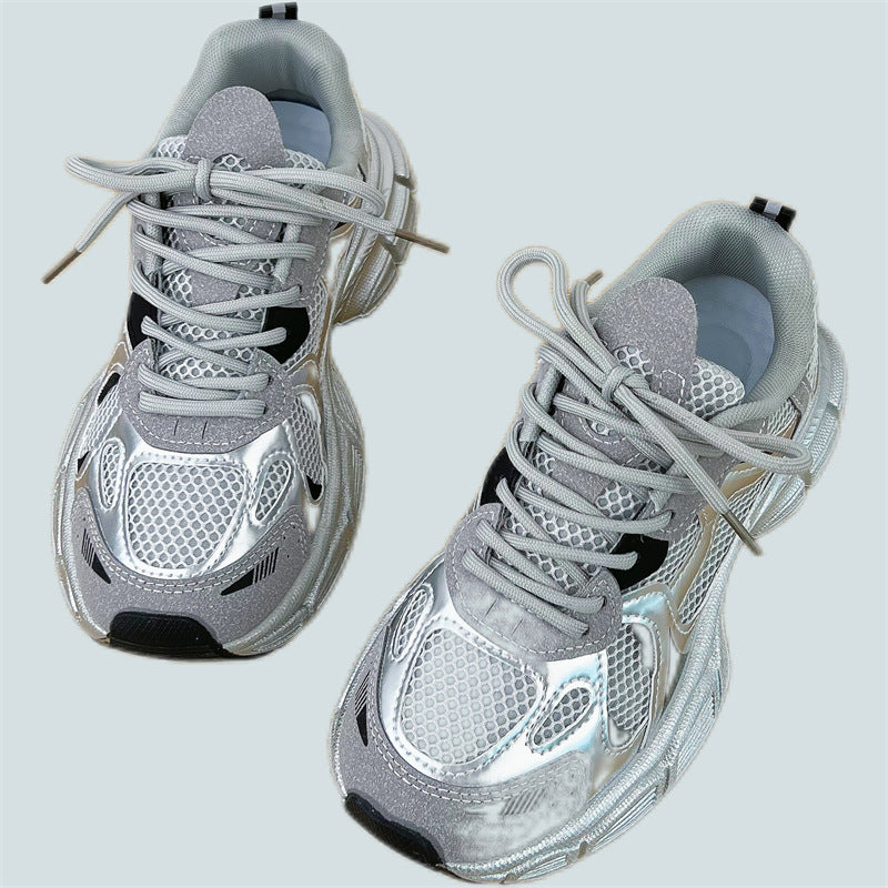 Summer women's mesh breathable thin sports shoes