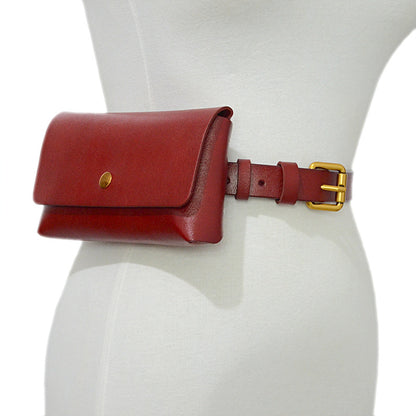 Satchel belt real cowhide