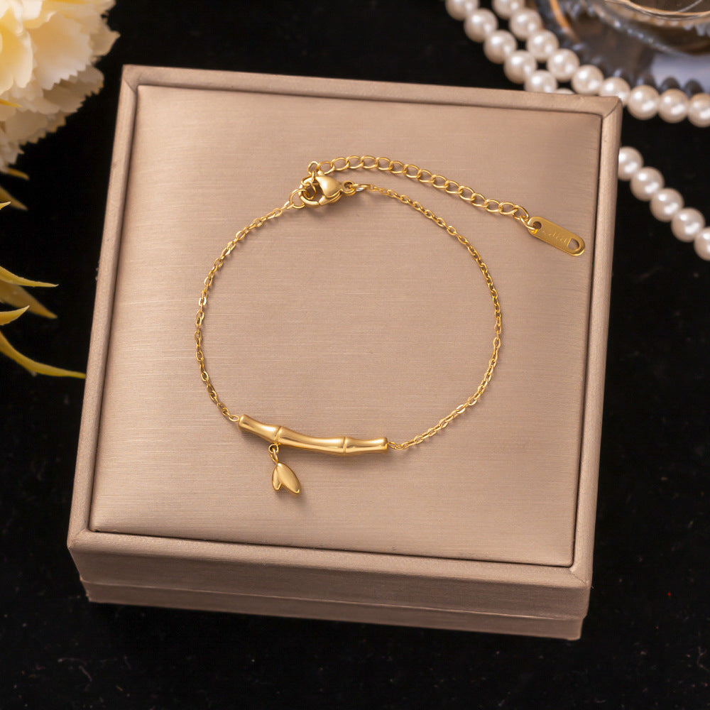 18K Gold Titanium Steel Bracelet