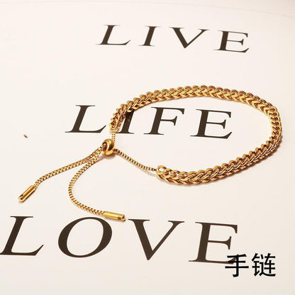 Pull-out woven bracelet