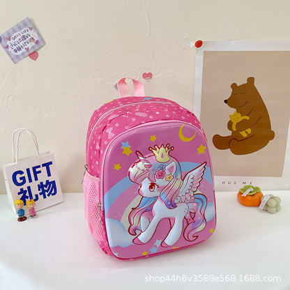 Cartoon cute children's backpack eggshell bag