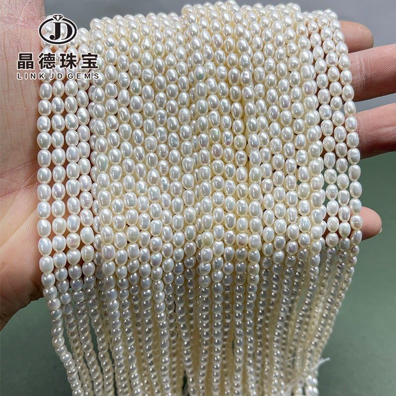 3.5-4 mm High Gloss Natural Freshwater Pearl