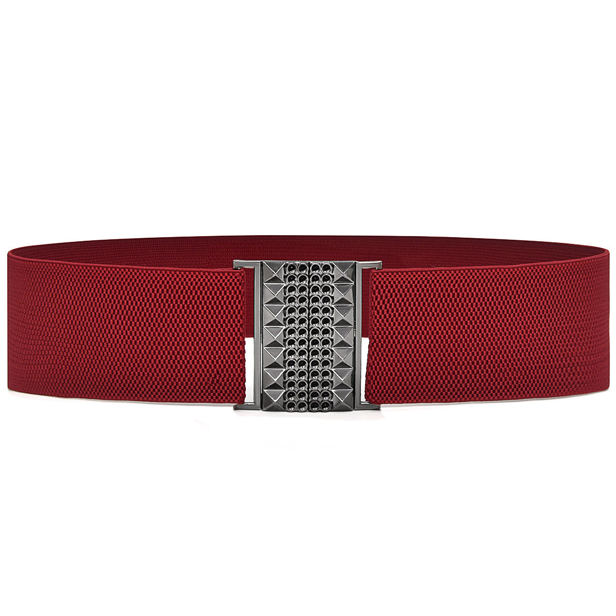 Belt Gold pair buckle elastic belt