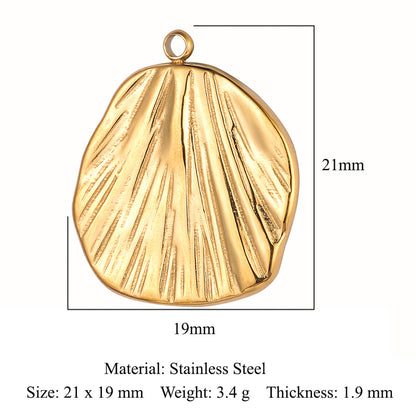 Colgante de acero de titanio con forma de tótem facial, accesorios de acero inoxidable con doble orificio 