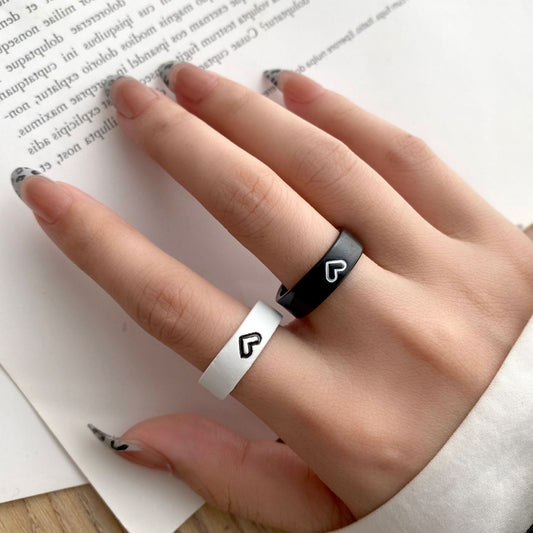 Simple Couple Love Rings
