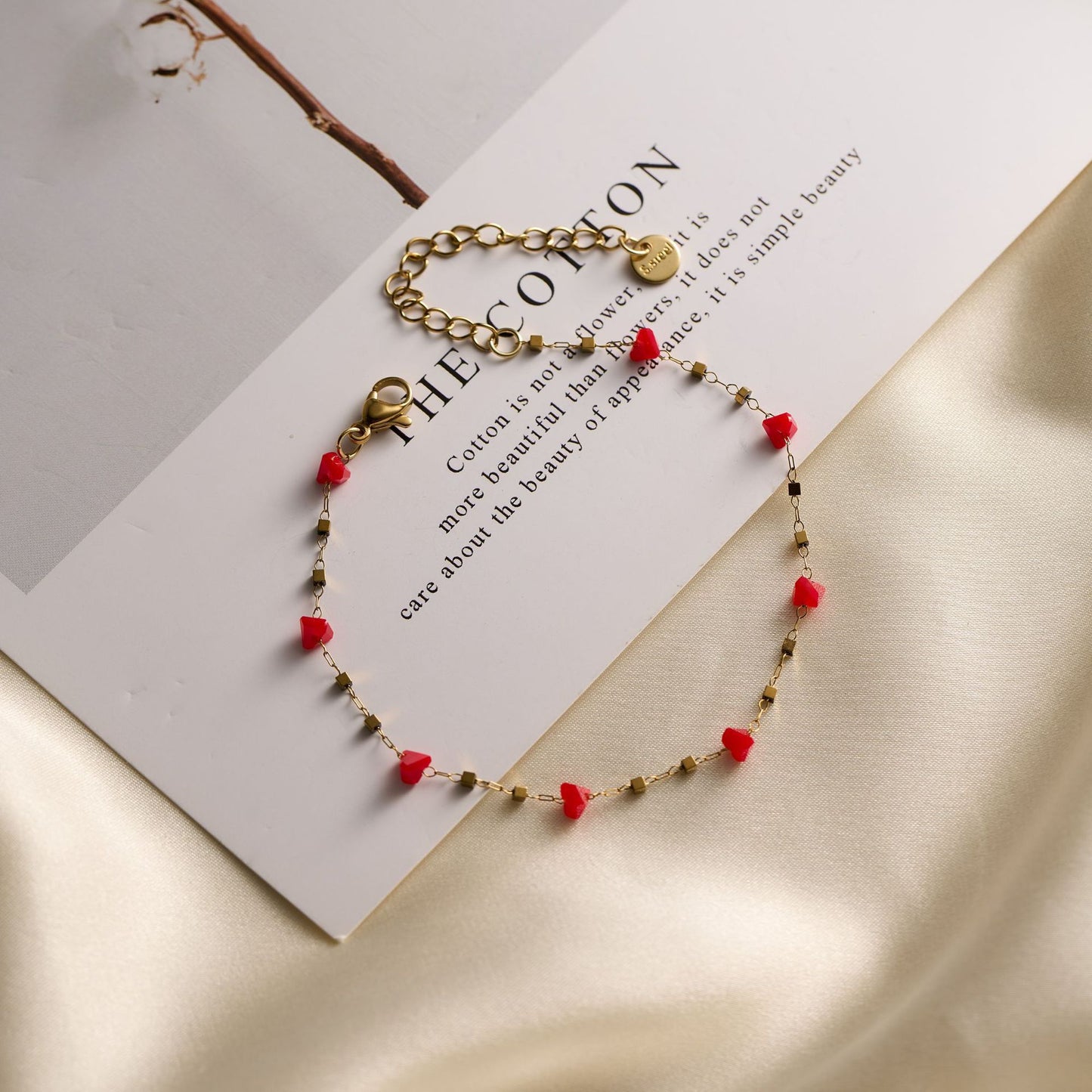 Natural Stone Geometric Necklace & Bracelet Set