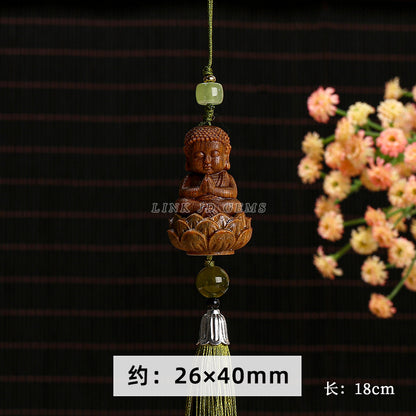 Green sandalwood sachet diffuser pendant