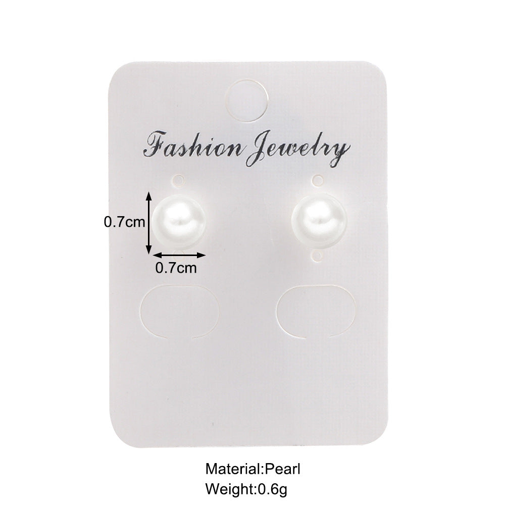 Retro Imitation Pearl Stud Earrings