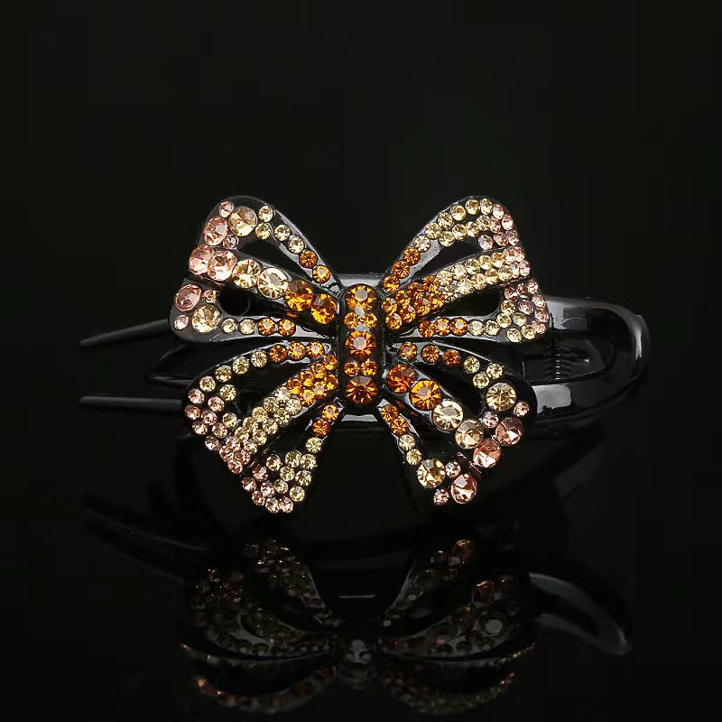 Korean ins decorative head three-tooth clip