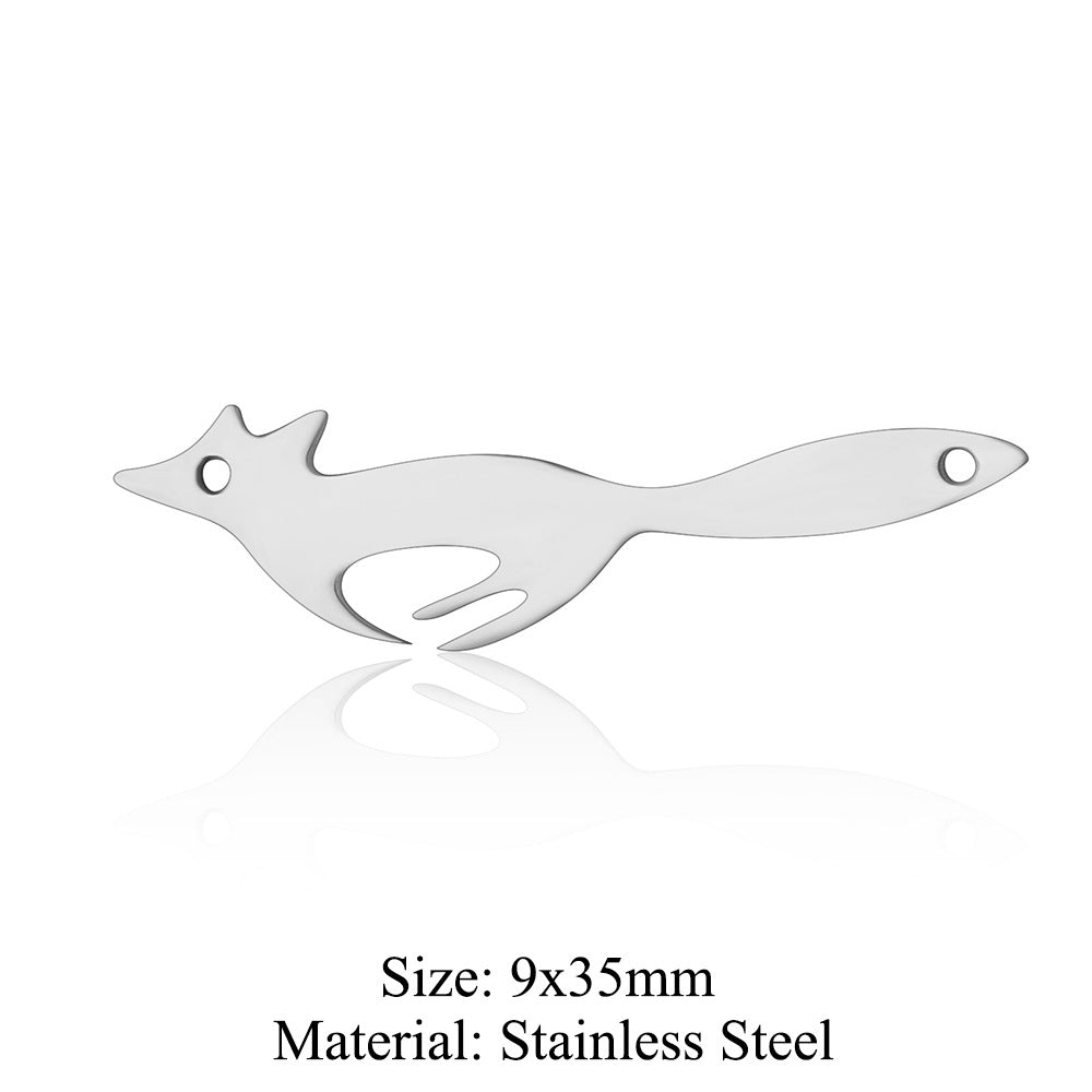 5 pcs/titanium steel pendant Seagull Mouse Koala Panda