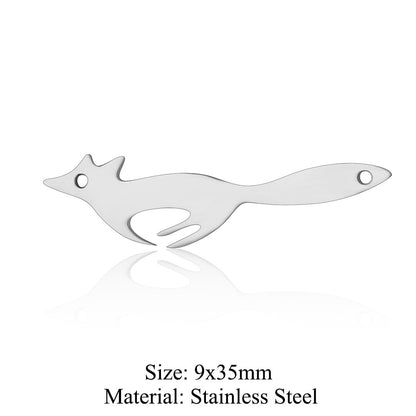 5 pcs/titanium steel pendant Seagull Mouse Koala Panda