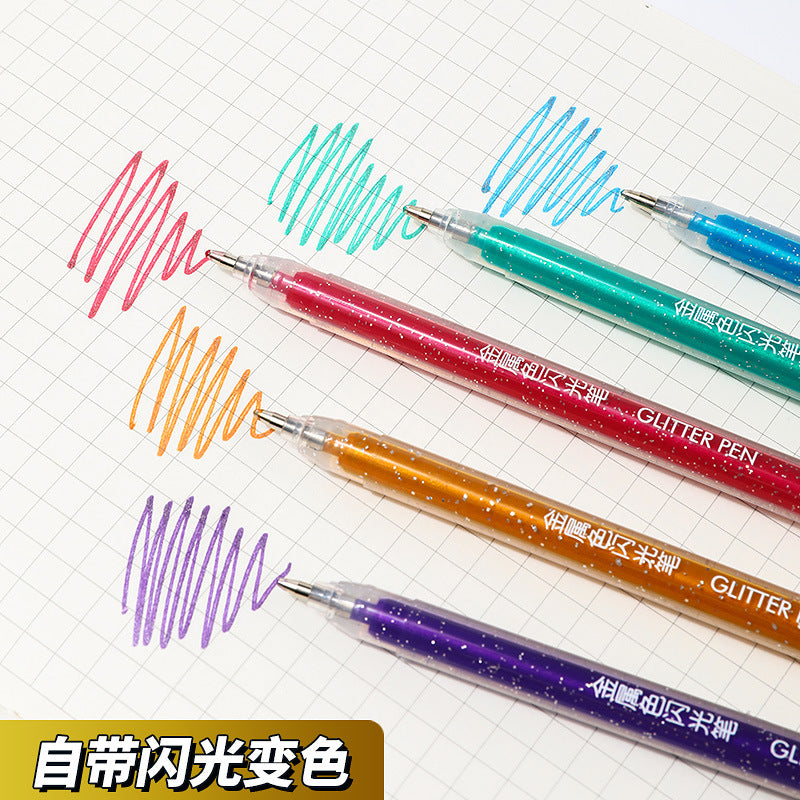 Glitter pen metallic