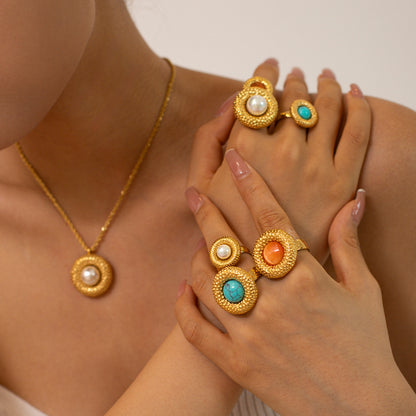 Heart earrings 18k gold