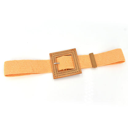 Braided elastic elastic belt