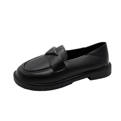 Soft-soled soft-faced shoes women's black