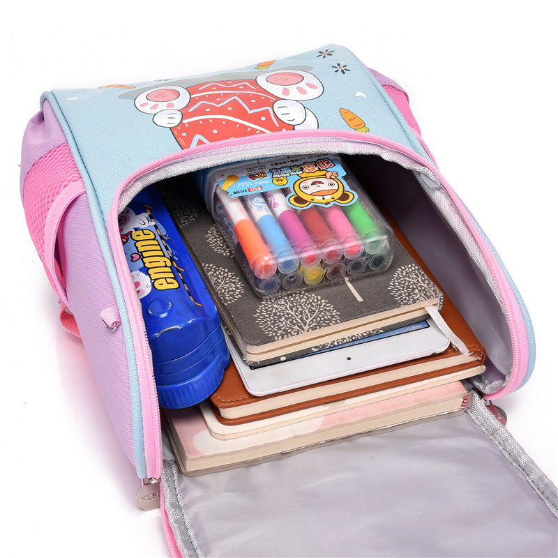 Cute cartoon children elementary school students