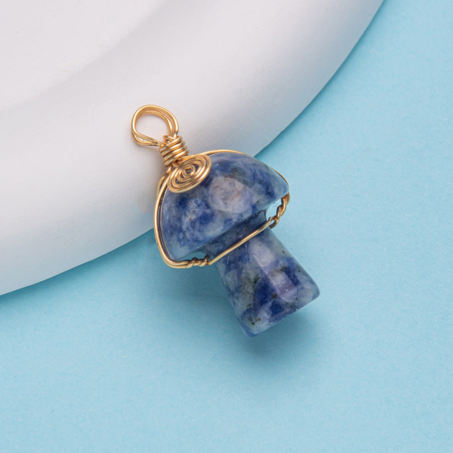 Pendente Cogumelo Cristal 20mm 