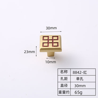 Chinese cabinet door handle brass new