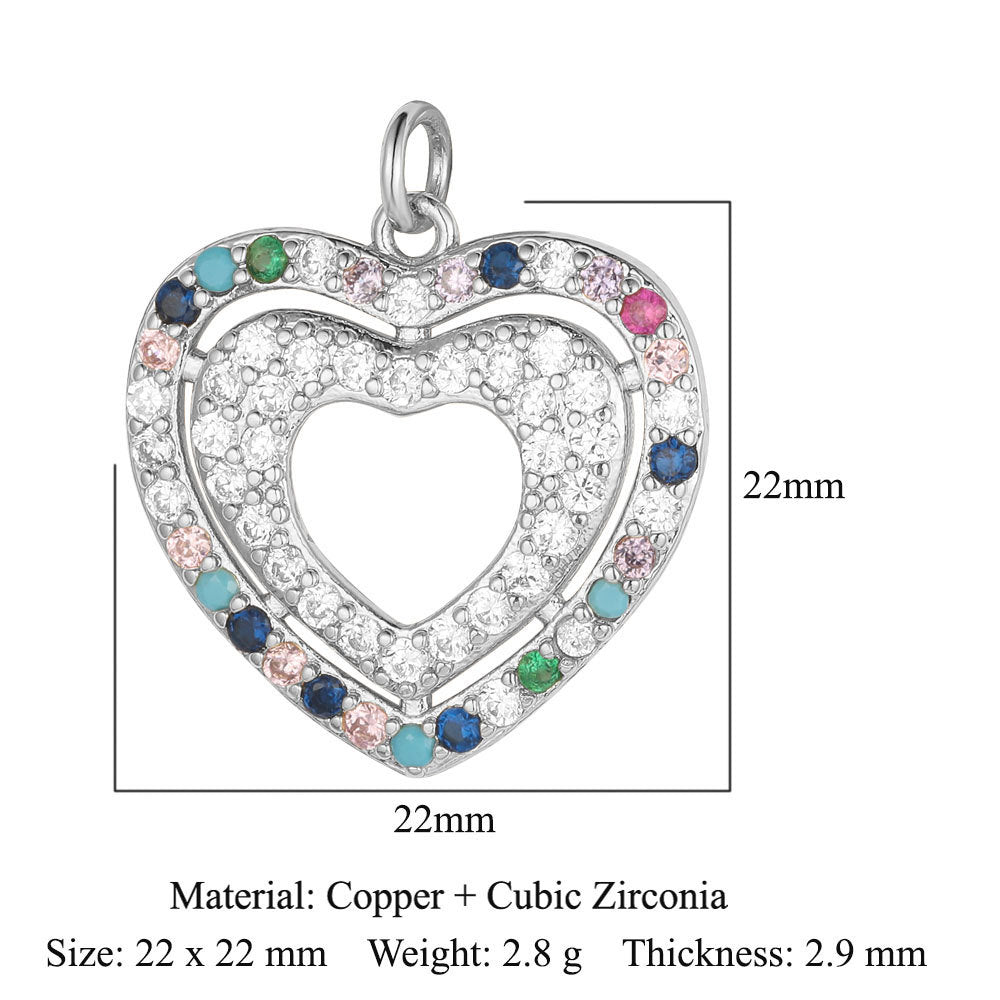 Copper zircon DIY jewelry accessories ins wind butterfly