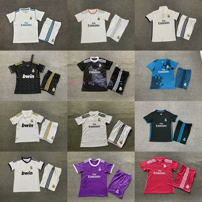 2012-18 Kids Retro H/A 7 Ronaldo 4 Ramos Modric Jersey