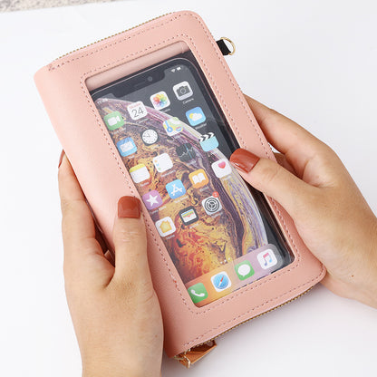 Fashion zipper horizontal wallet