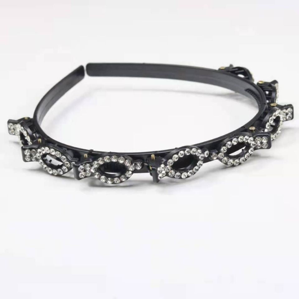 Rhinestone headband disc hair accessories