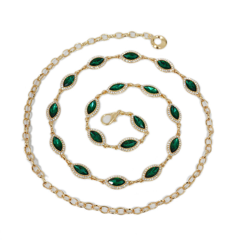 Halloween Decorative Crystal Waist Chain