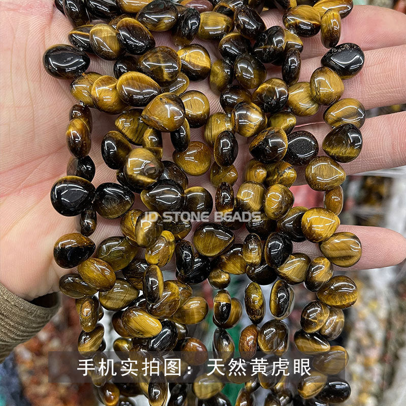 Crystal agate water drop beads loose beads