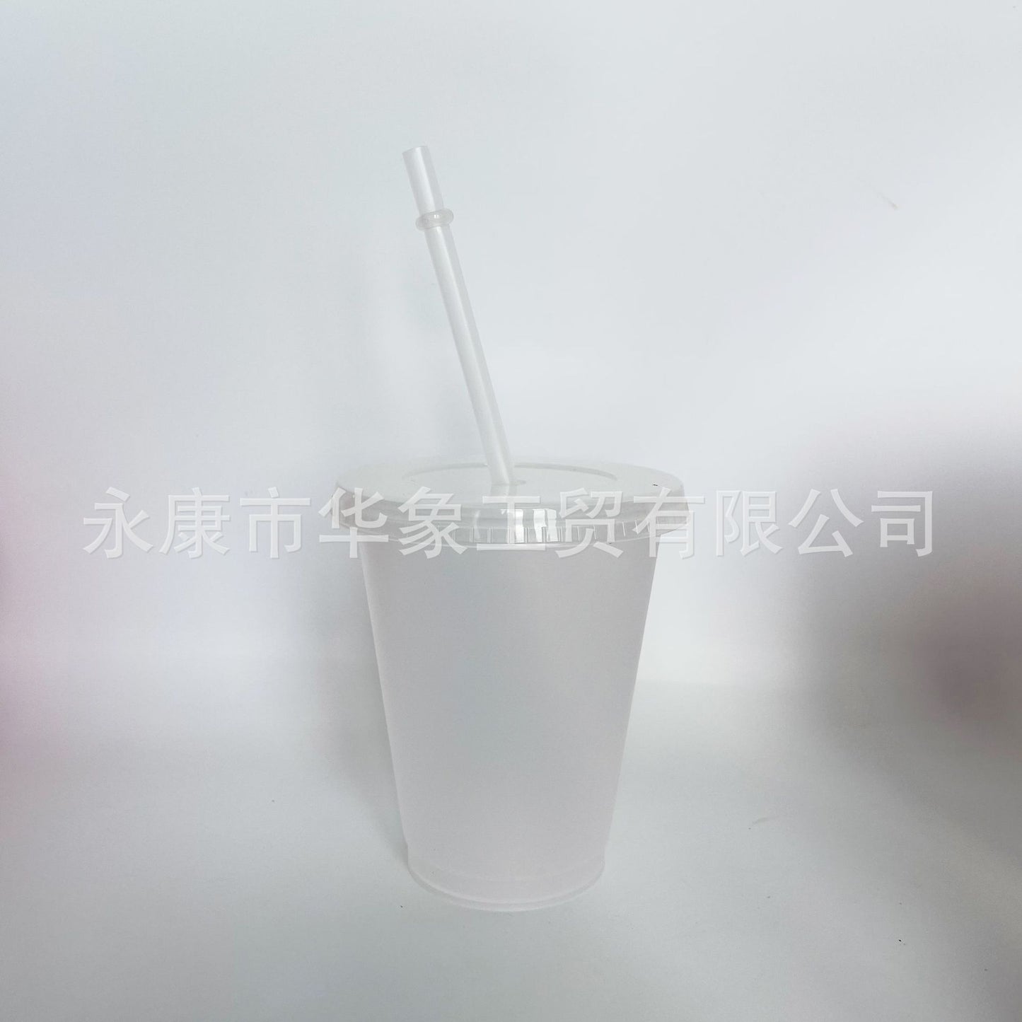 Popular pp glitter plastic cup 16oz
