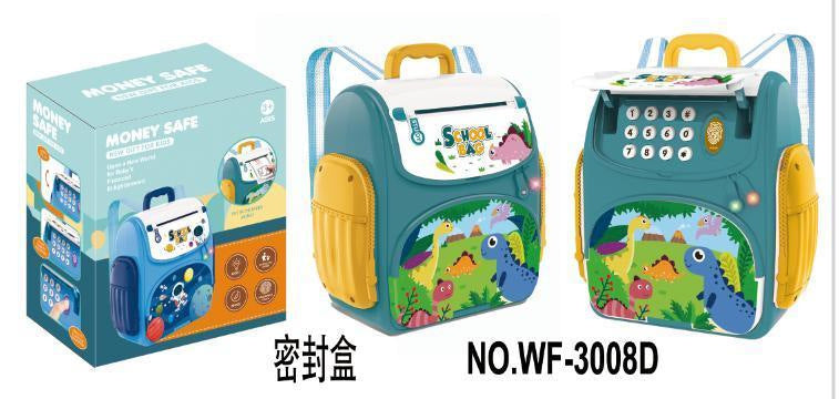 StellaLou Backpack Money Bank, Password Safe for Boys and Girls