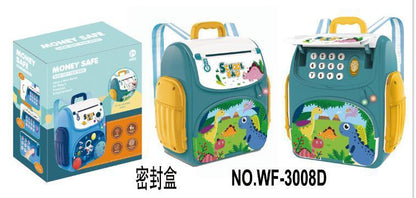 StellaLou Backpack Money Bank, Password Safe for Boys and Girls