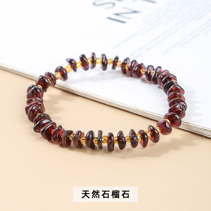 Pulsera de grava de cristal