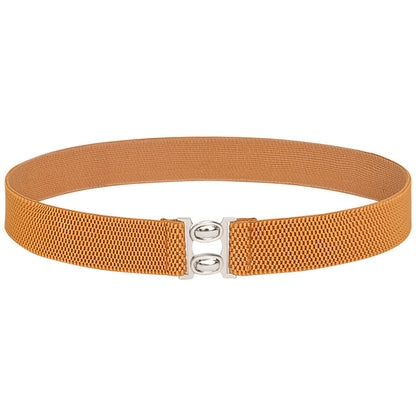 Elastic belt female black