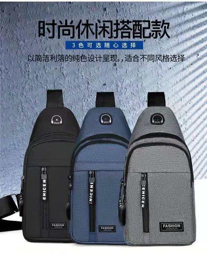 Casual men's shoulder backpack messenger bag