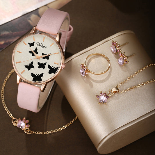 Watch Set Cat Claw Bracelet